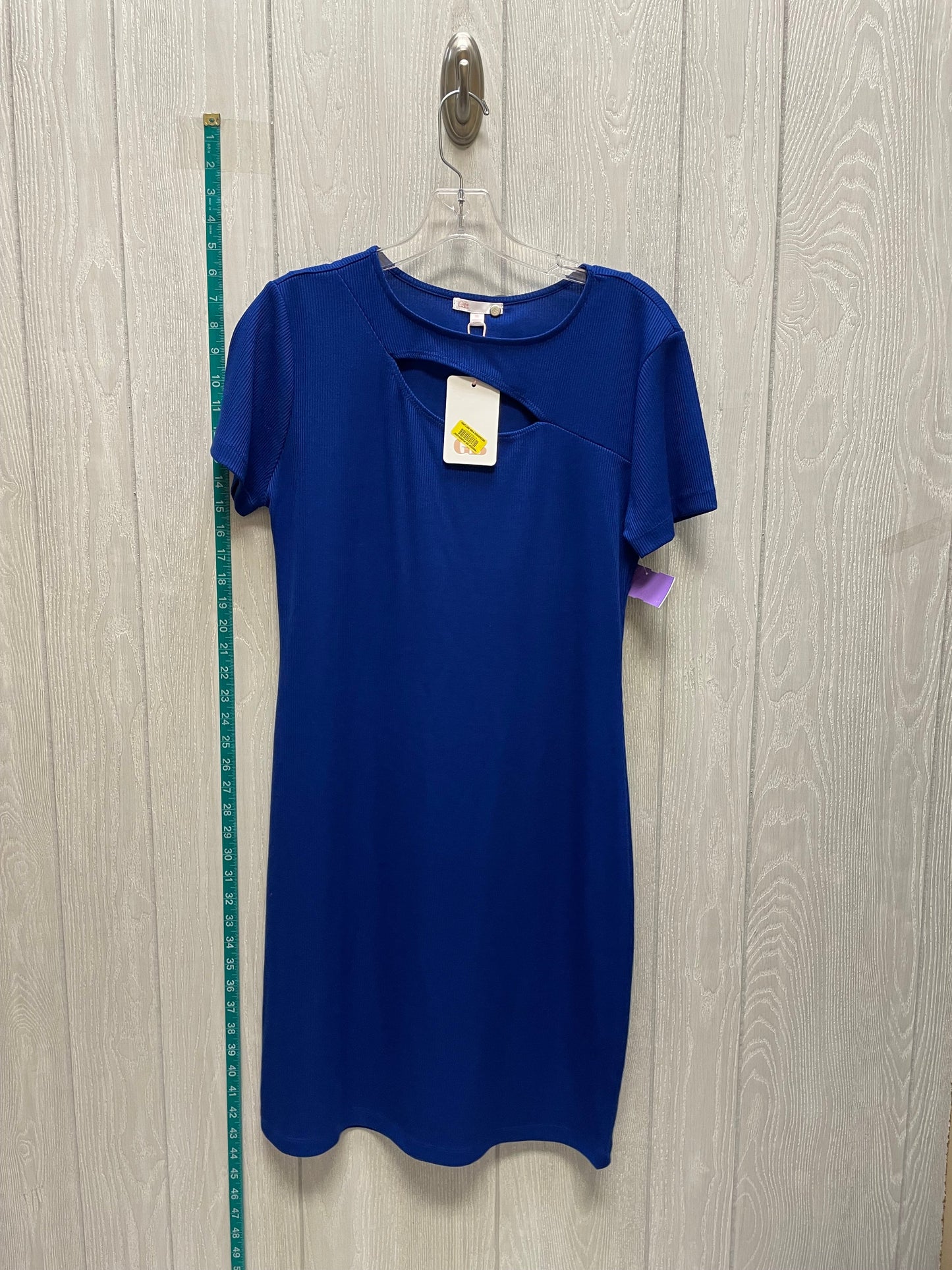 Blue Dress Casual Short Gianni Bini, Size Xl