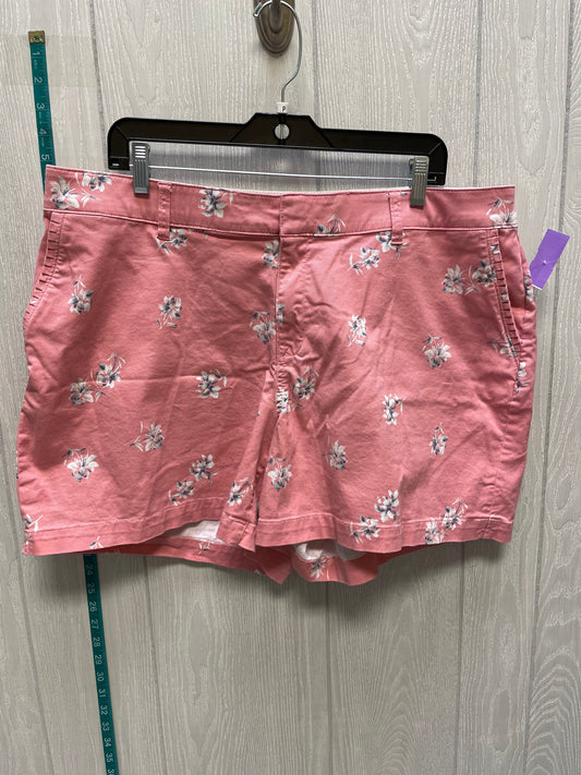 Floral Print Shorts Lane Bryant, Size 18