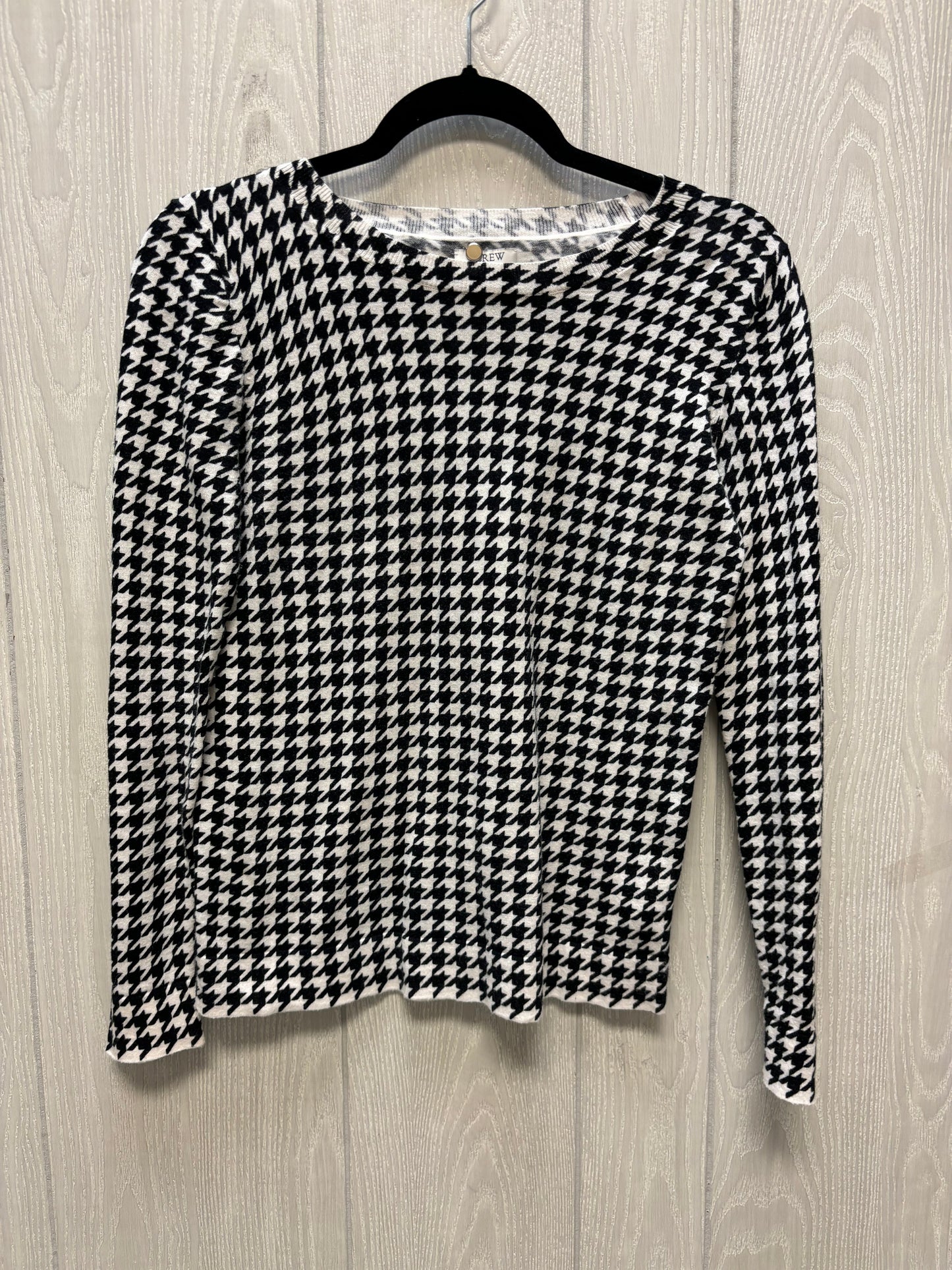 Sweater By J. Crew In Black & White, Size: Xs