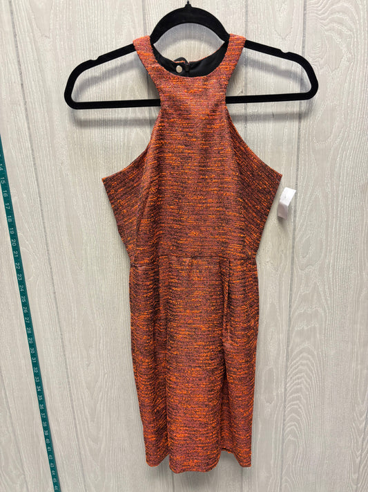 Dress Party Short By Anthropologie In Orange & Purple, Size: Xs