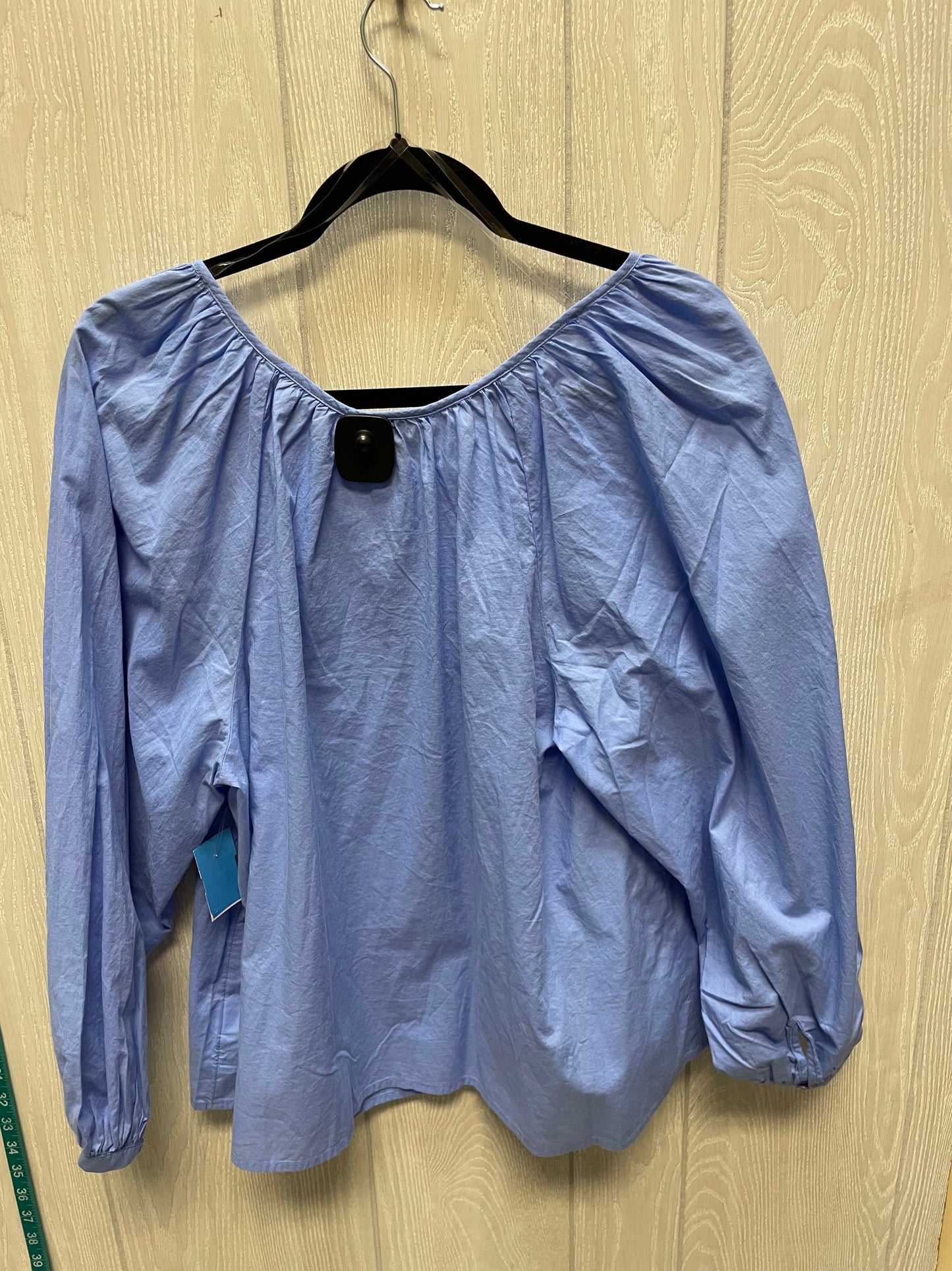 Top Long Sleeve By Universal Thread In Blue, Size: 1x