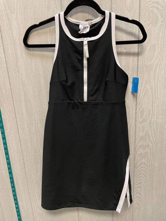 Athletic Dress By Sage In Black & White, Size: S