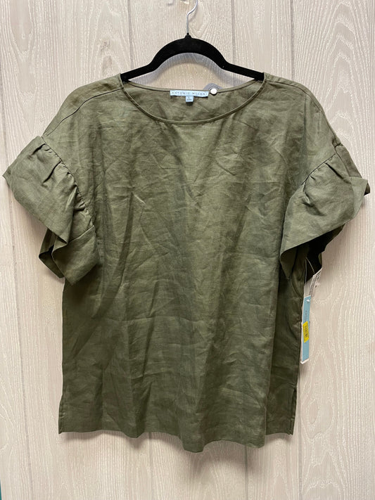 Top Short Sleeve By Antonio Melani In Green, Size: L