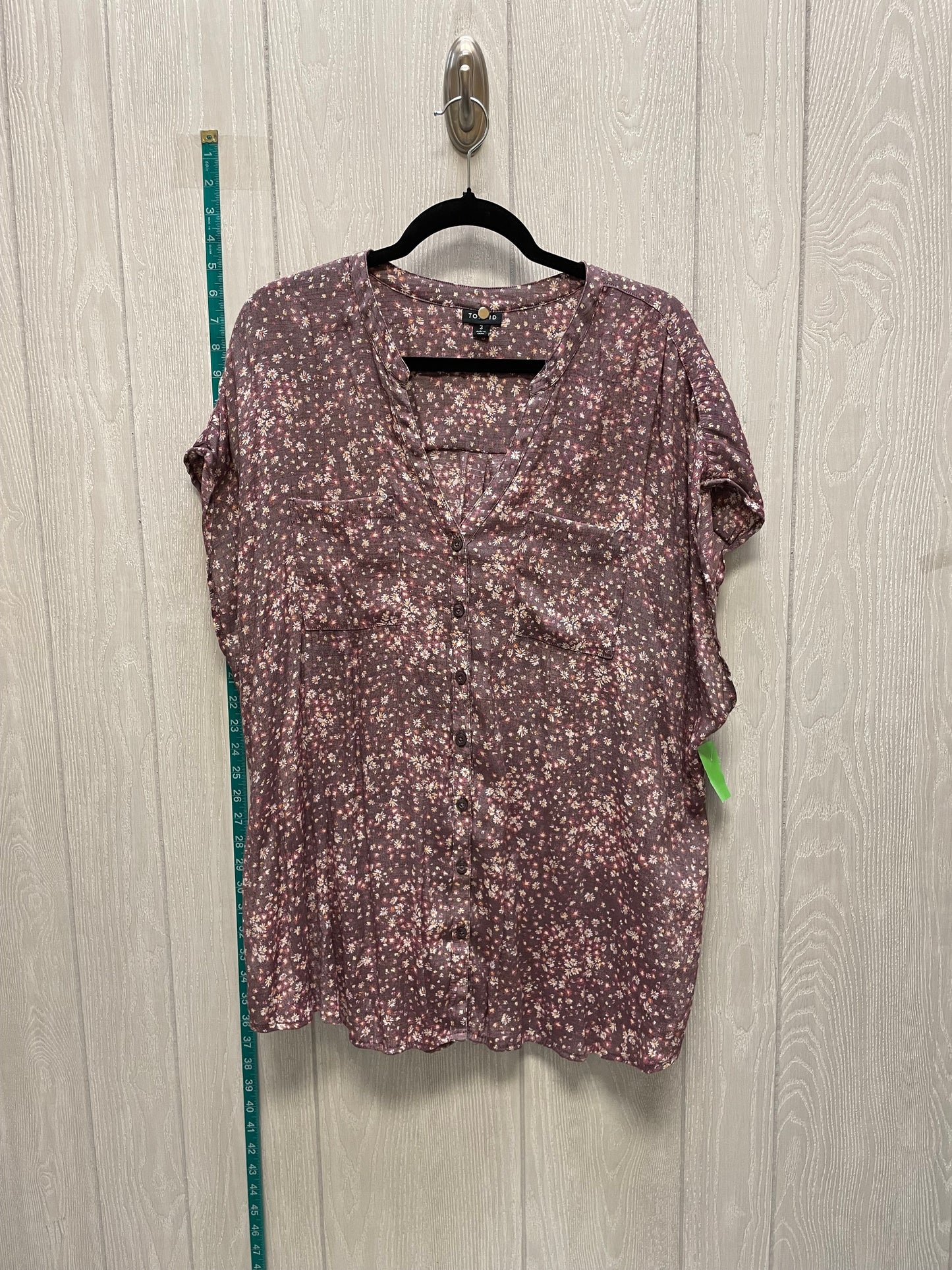 Blouse Short Sleeve By Torrid  Size: 2x