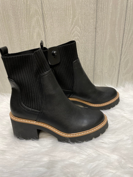 Black Boots Ankle Heels Dolce Vita, Size 7.5