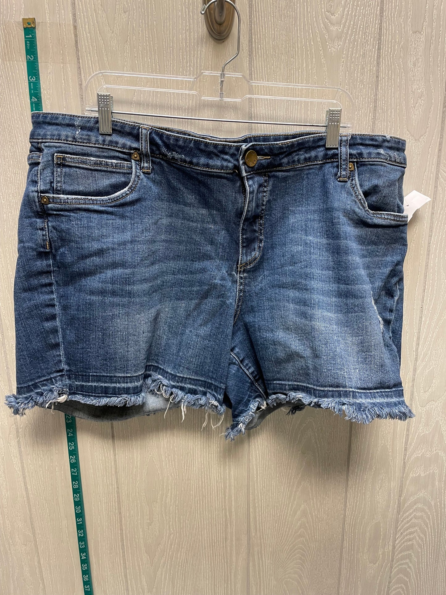 Blue Denim Shorts Kut, Size 22