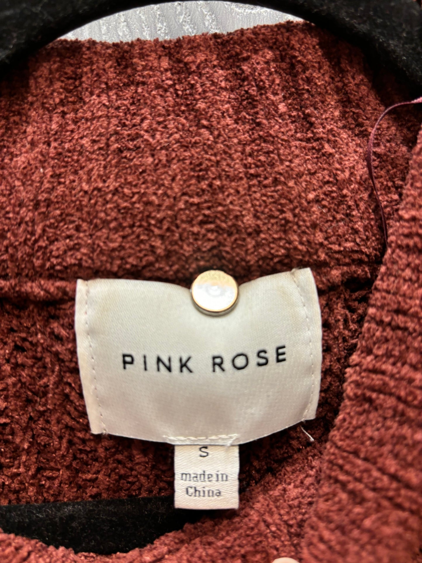 Sweater By Pink Rose In Red, Size: S