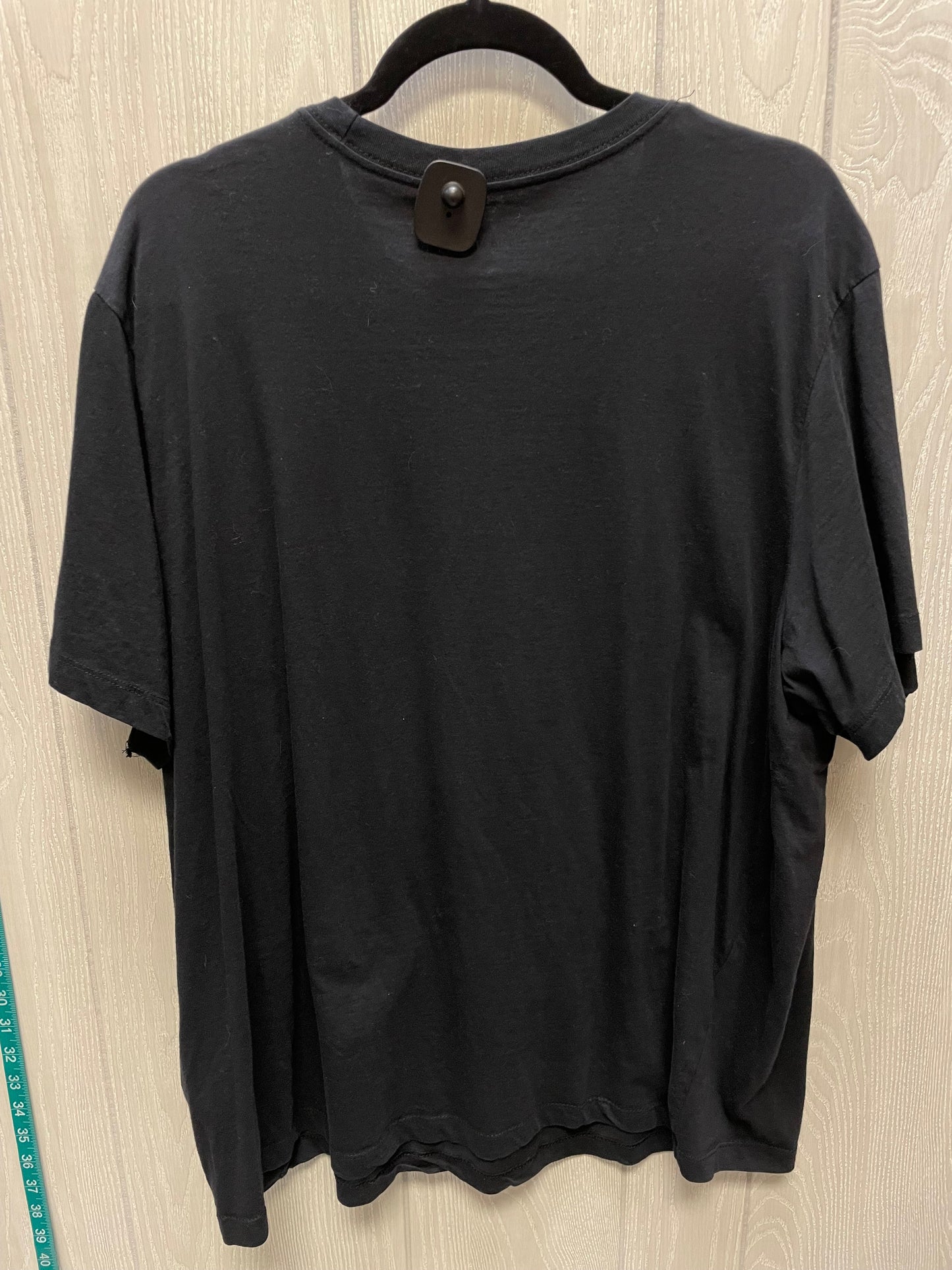 Top Short Sleeve Basic By Nike Apparel In Black & White, Size: 1x