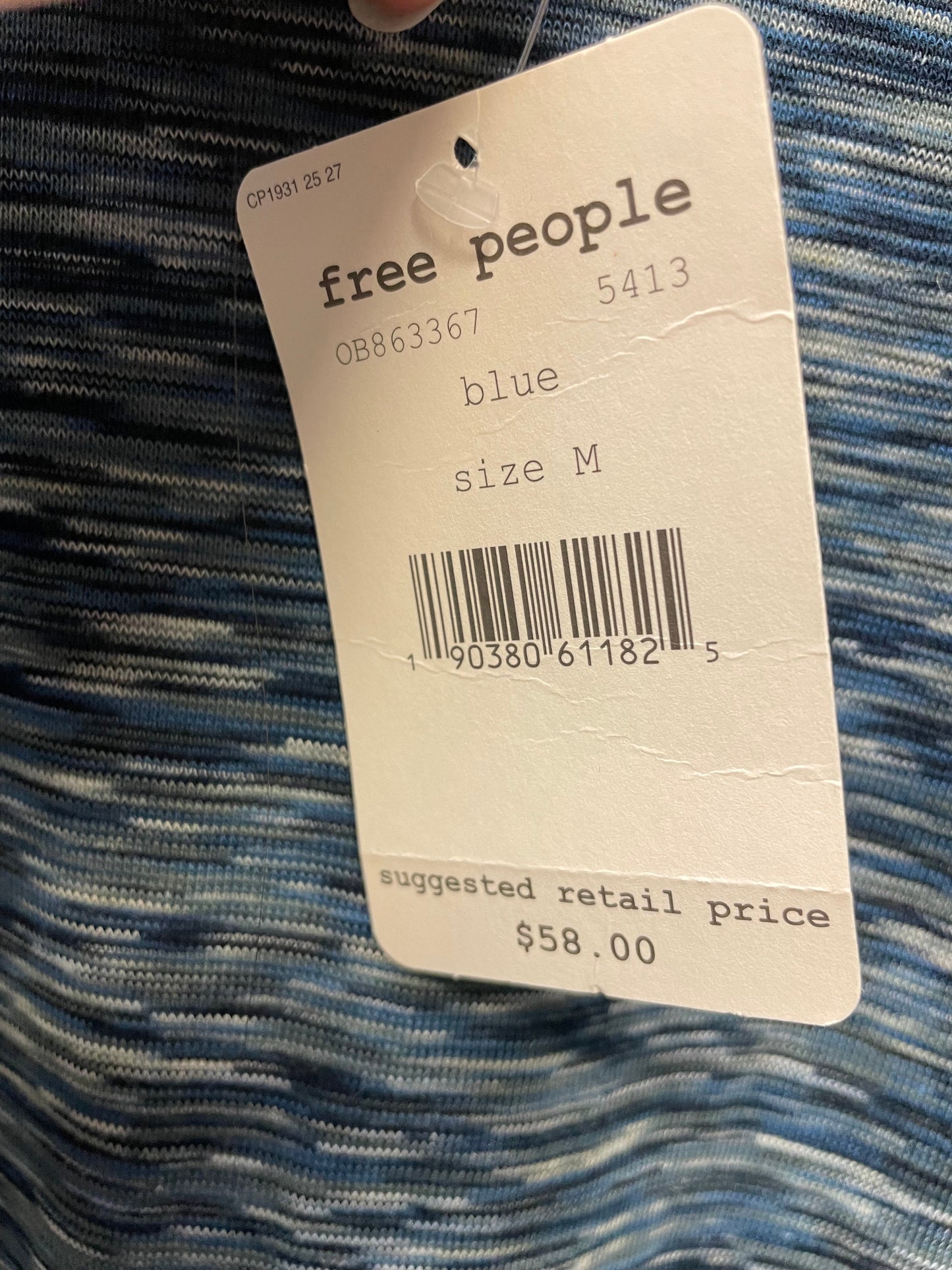 Top Short Sleeve By Free People In Multi-colored, Size: M