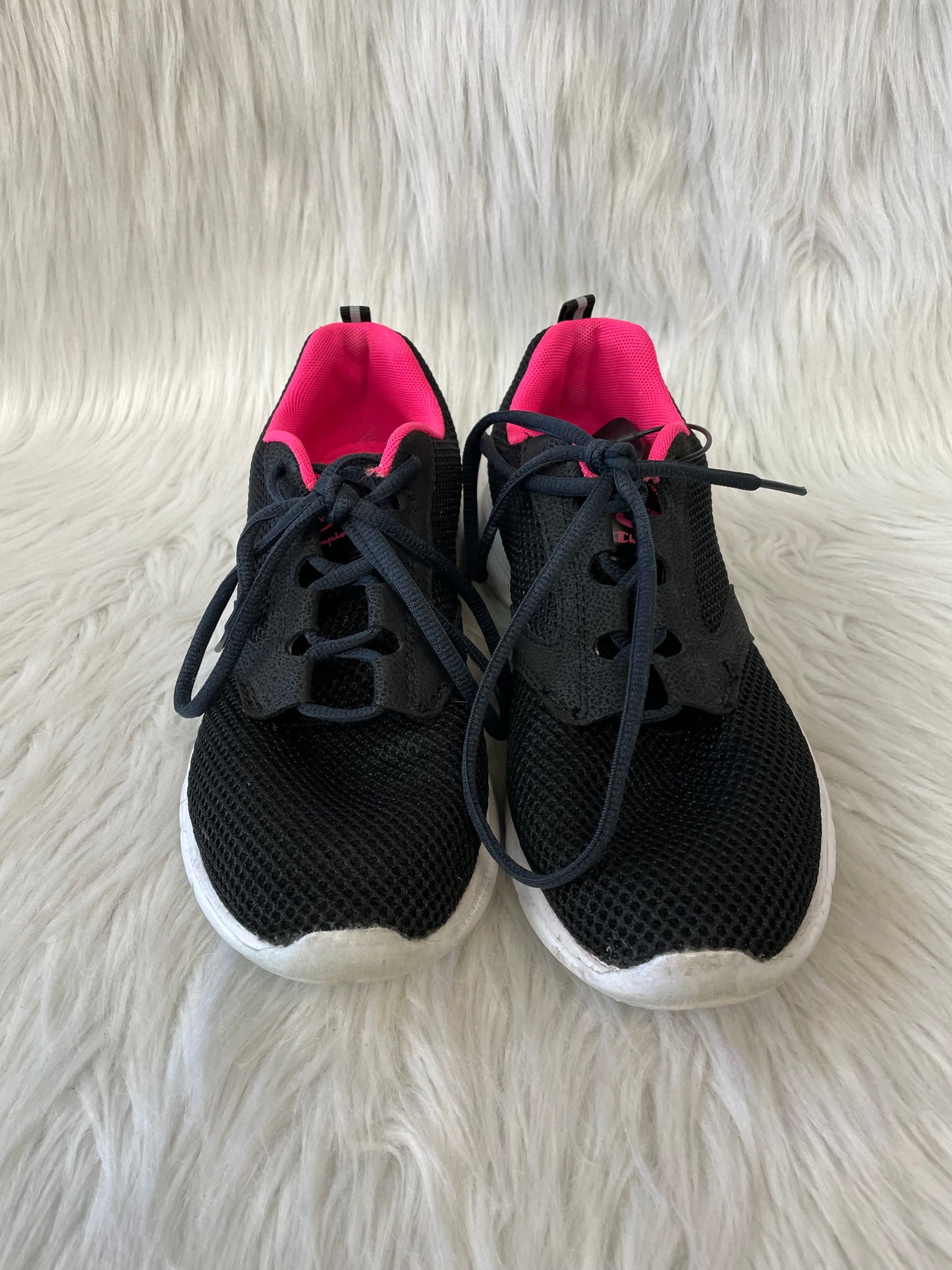 Shoes Sneakers By Champion In Black & Pink, Size: 9.5