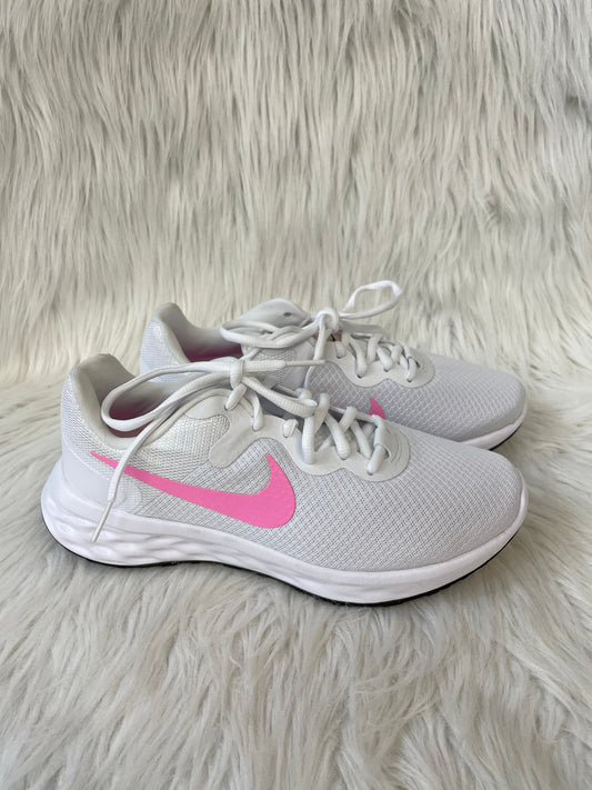 Shoes Athletic By Nike In Pink & White, Size: 7.5