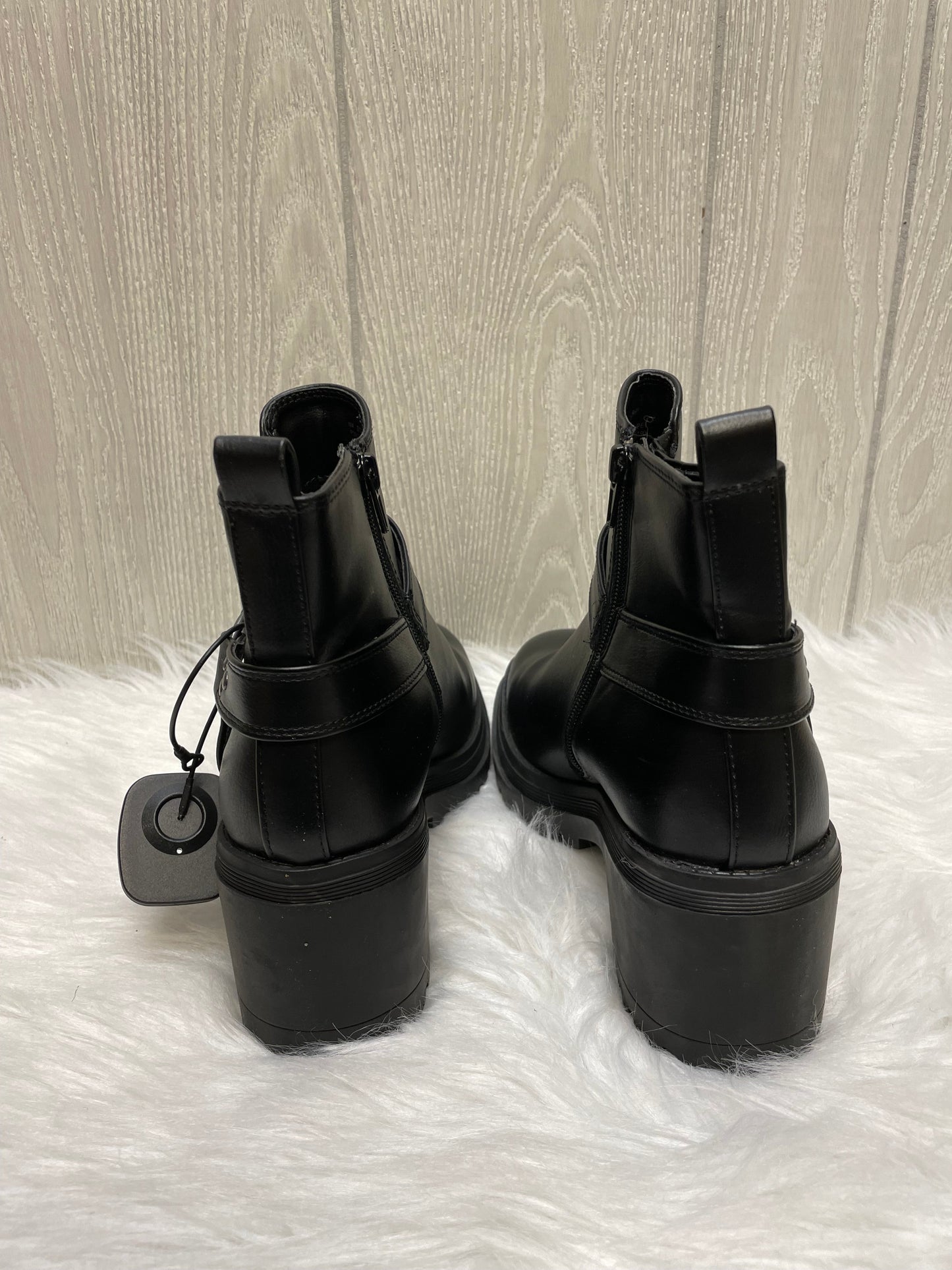 Black Boots Ankle Heels Sincerely Jules Size 8