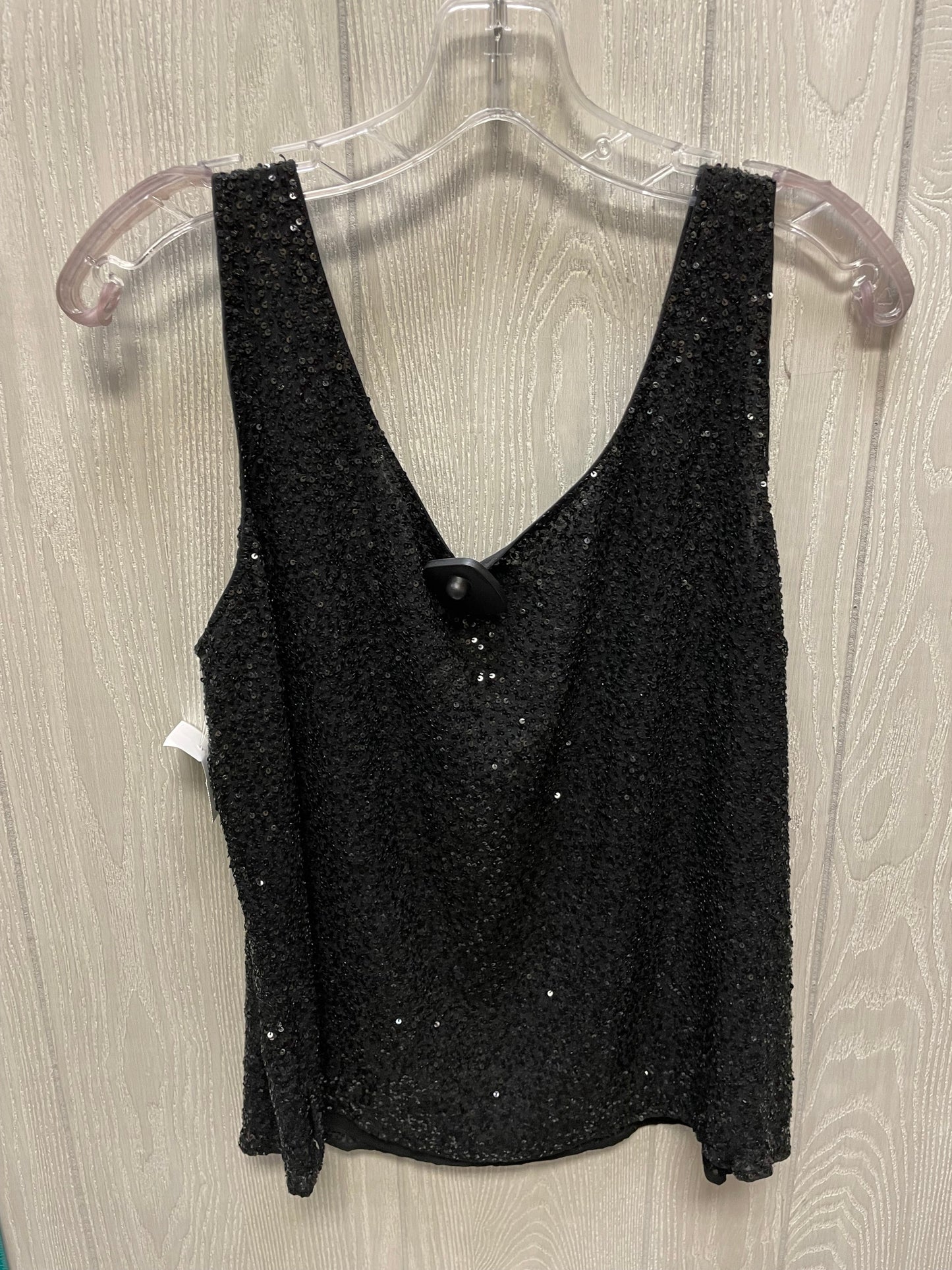 Top Sleeveless By Eileen Fisher In Black, Size: L