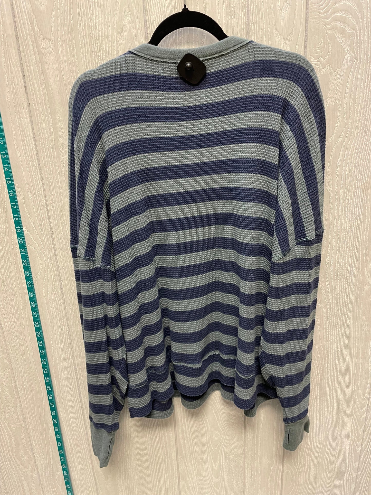 Top Long Sleeve By Aerie In Striped Pattern, Size: 1x