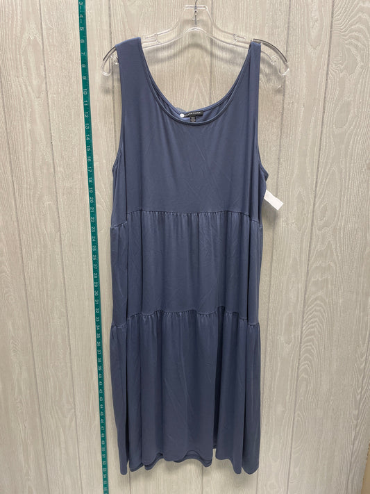 Grey Dress Casual Midi Eileen Fisher, Size Xl