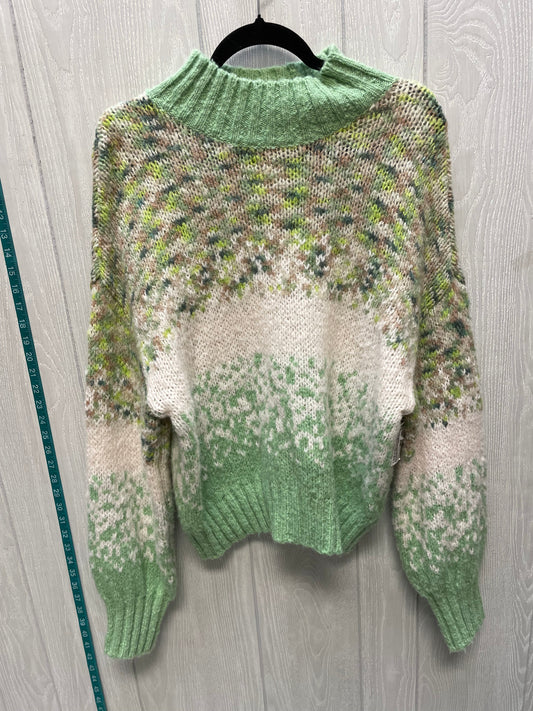 Sweater By Aerie In Cream & Green, Size: L