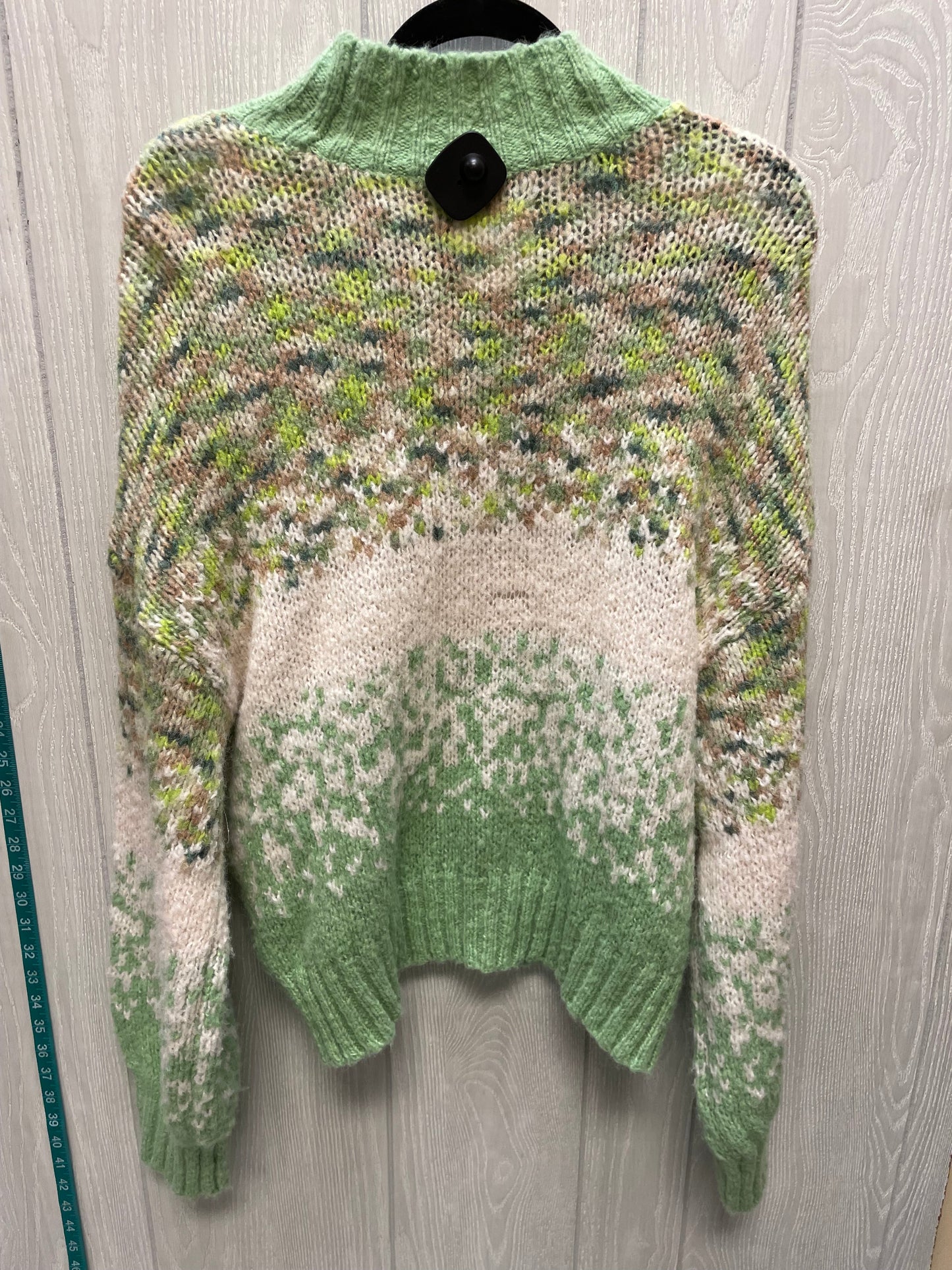 Sweater By Aerie In Cream & Green, Size: L