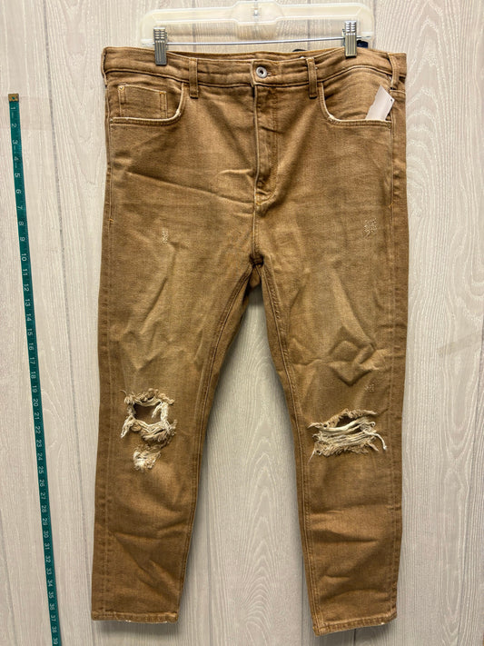 Jeans Straight By Pilcro In Gold, Size: 10