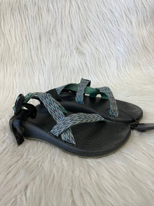 Sandals Sport By Chacos In Black & Green, Size: 7