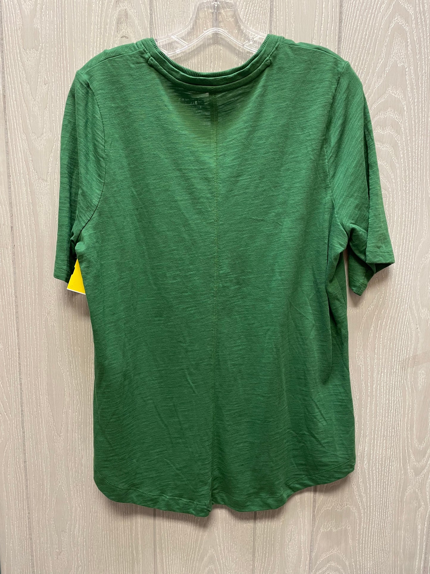 Top Short Sleeve By Chicos In Green, Size: L