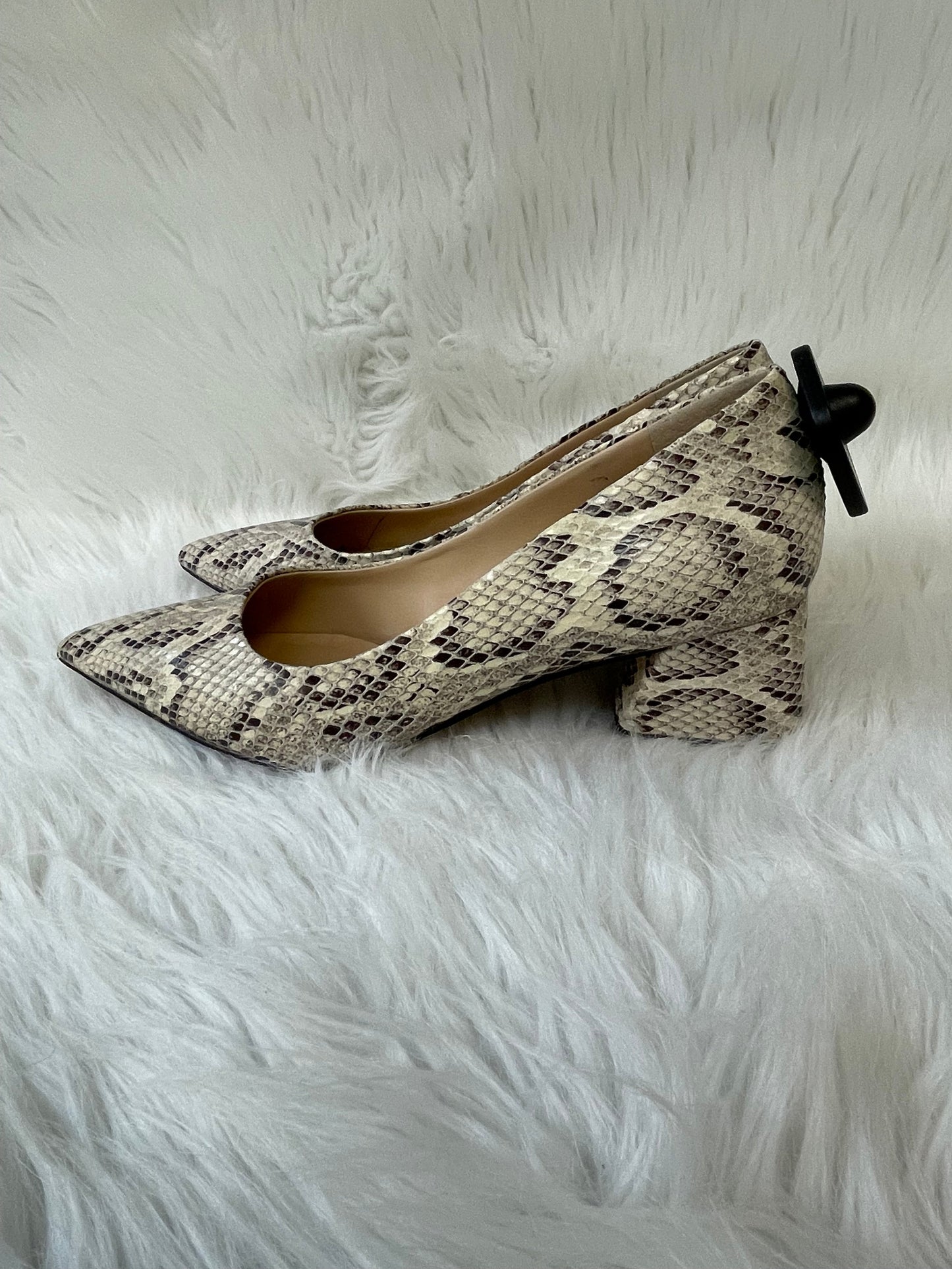 Shoes Heels Block By Franco Sarto In Snakeskin Print, Size: 7