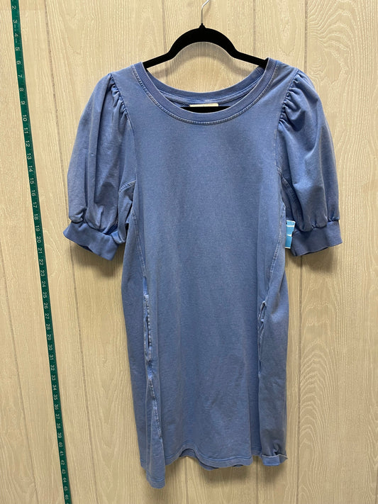 Dress Casual Short By Anthropologie In Blue, Size: S