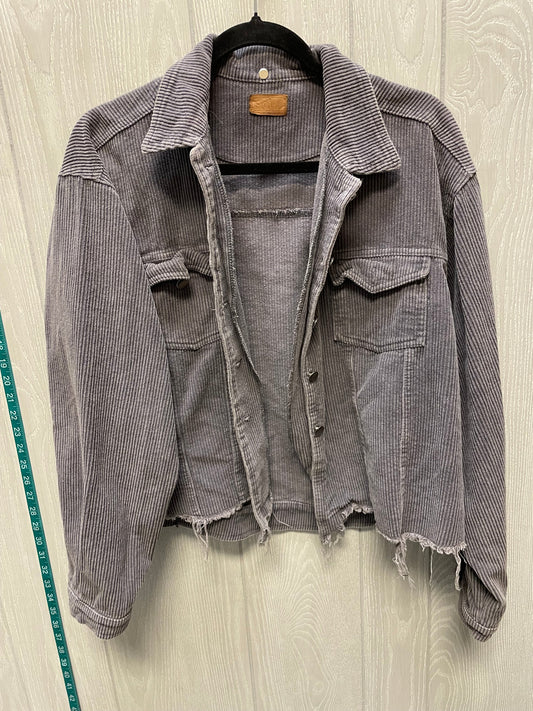 Jacket Other By Pol In Grey, Size: L