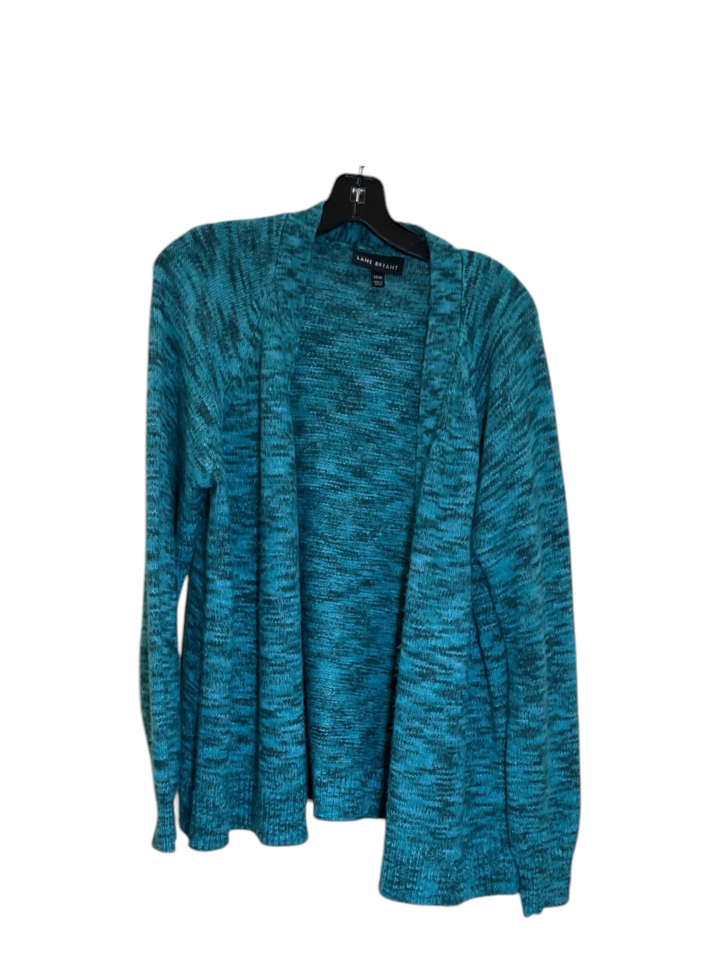 Sweater Cardigan By Lane Bryant In Blue, Size: L