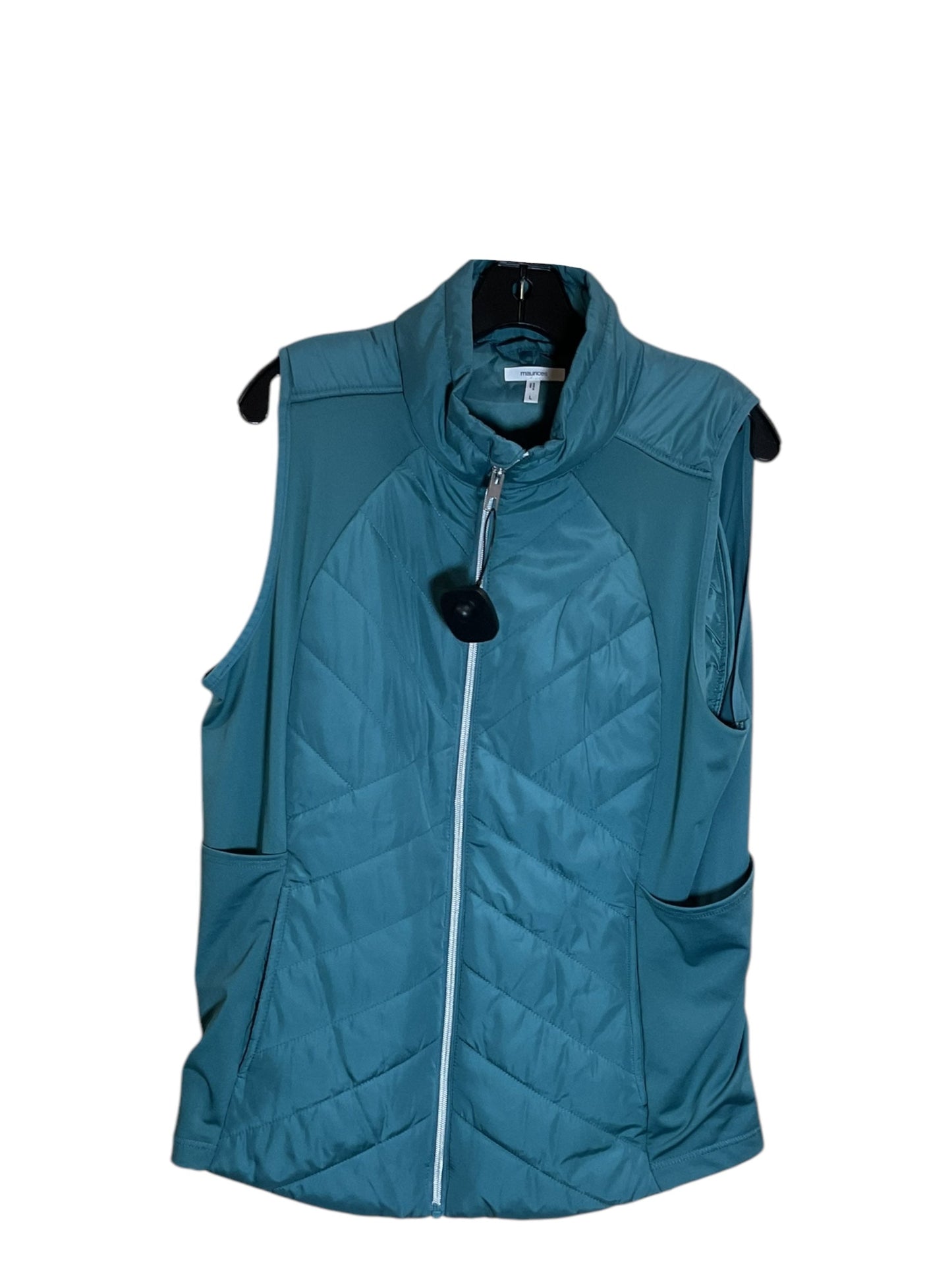 Vest Puffer & Quilted By Maurices In Blue, Size: L