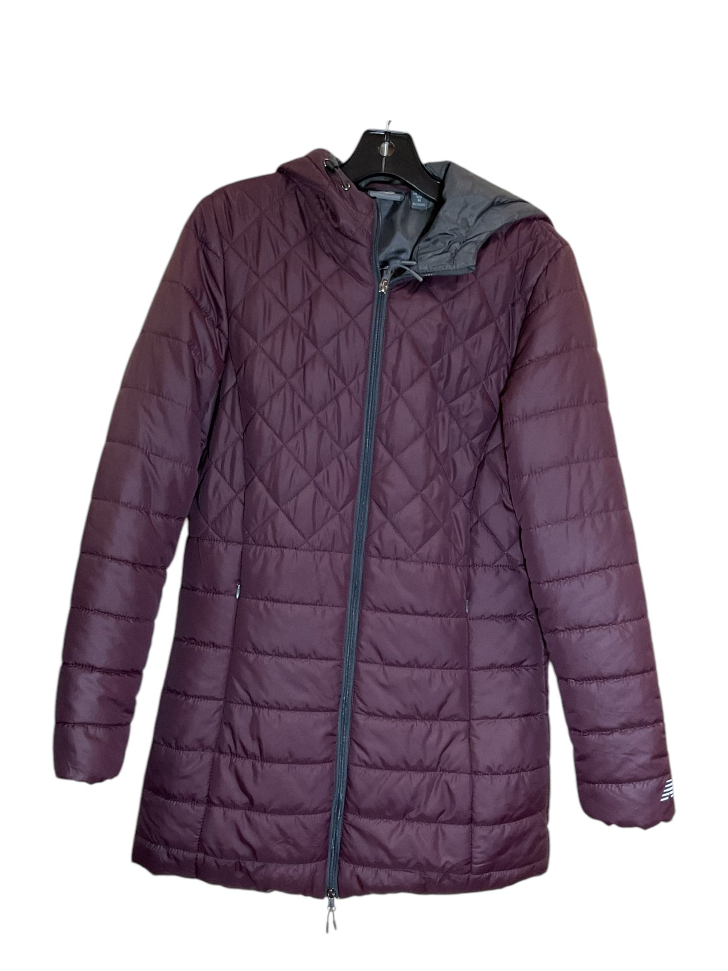 Coat Parka By New Balance In Purple, Size: M