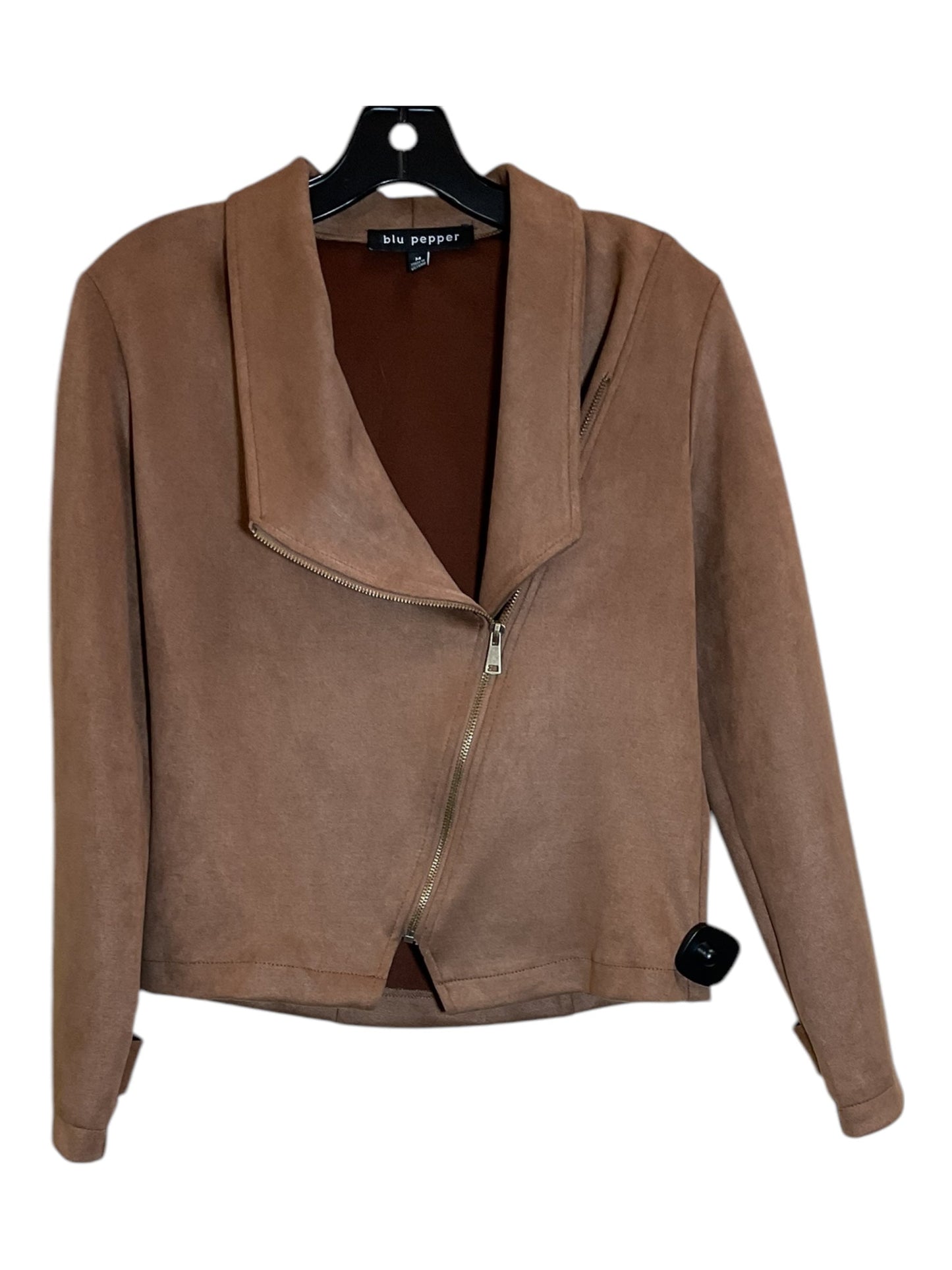 Blazer By Blu Pepper In Tan, Size: M