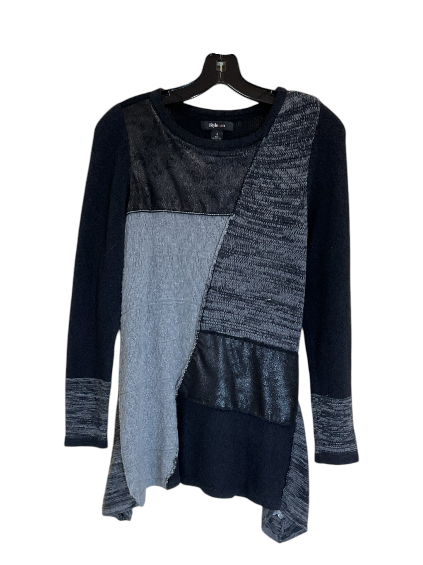 Sweater By Style And Company In Black, Size: S