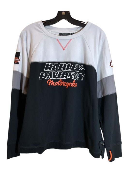 Sweatshirt Crewneck By Harley Davidson In Multi-colored, Size: 1x