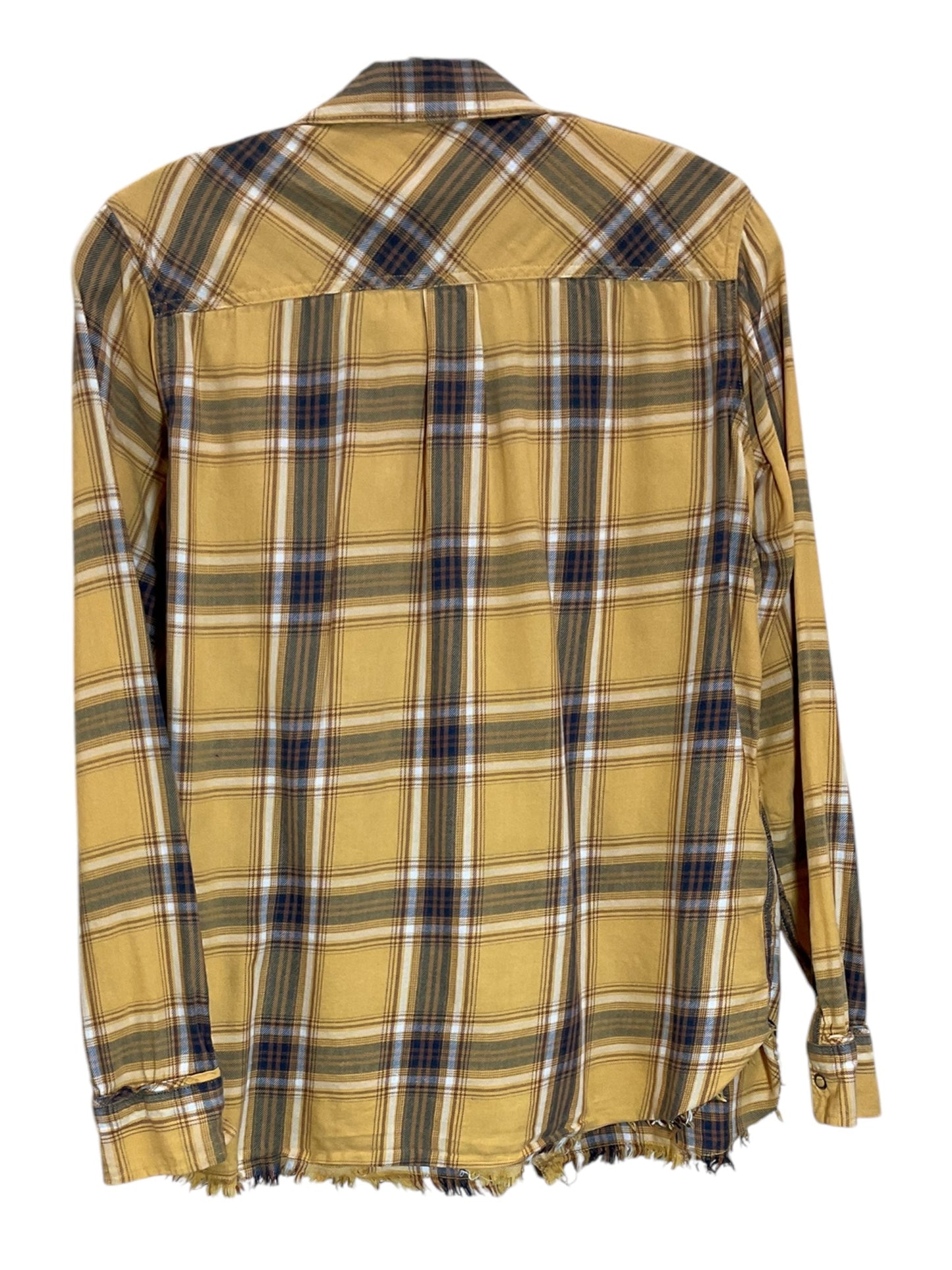 Top Long Sleeve By Eddie Bauer In Yellow, Size: S