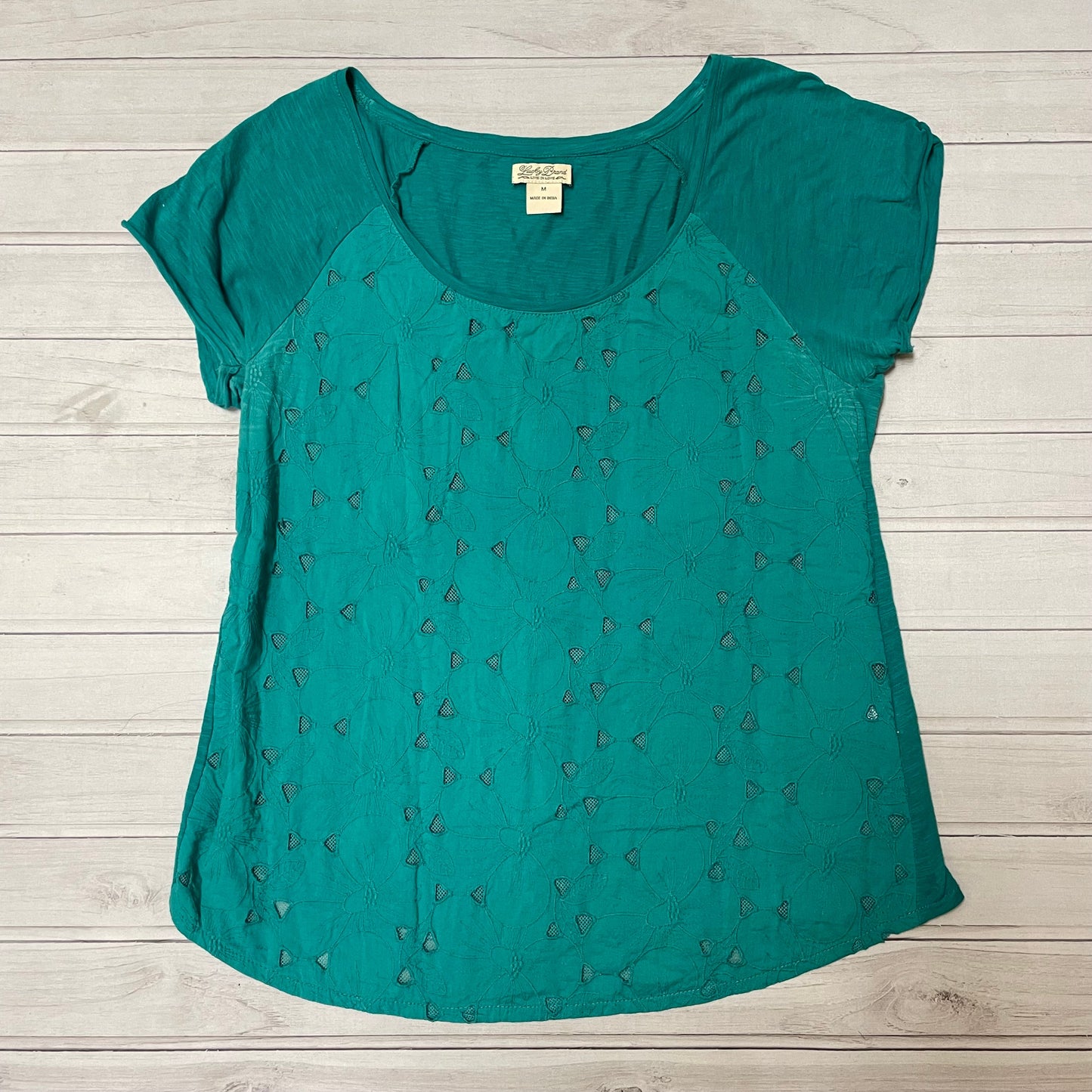 Top Short Sleeve By Lucky Brand  Size: M