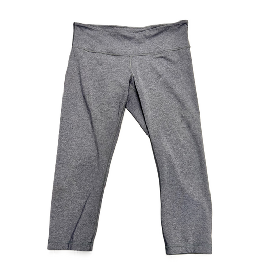 Athletic Leggings Capris By Lululemon In Grey, Size: M