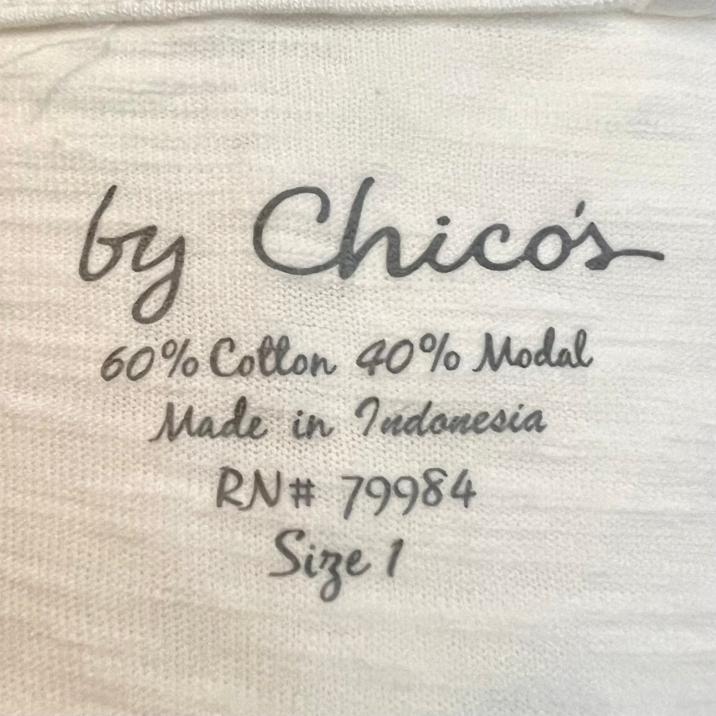 Top Sleeveless By Chicos  Size: M