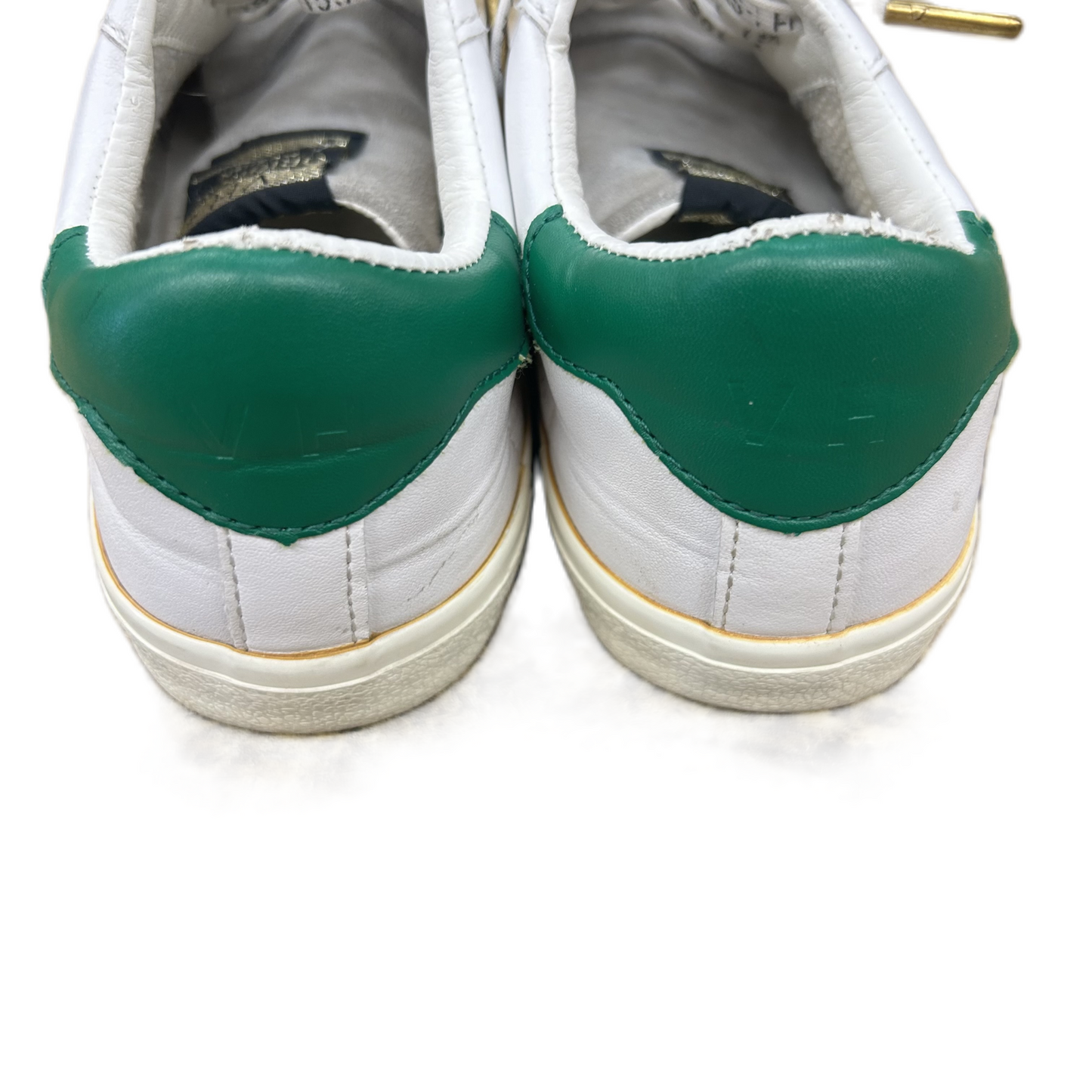 Green & White Shoes Sneakers By Vintage Havana, Size: 6