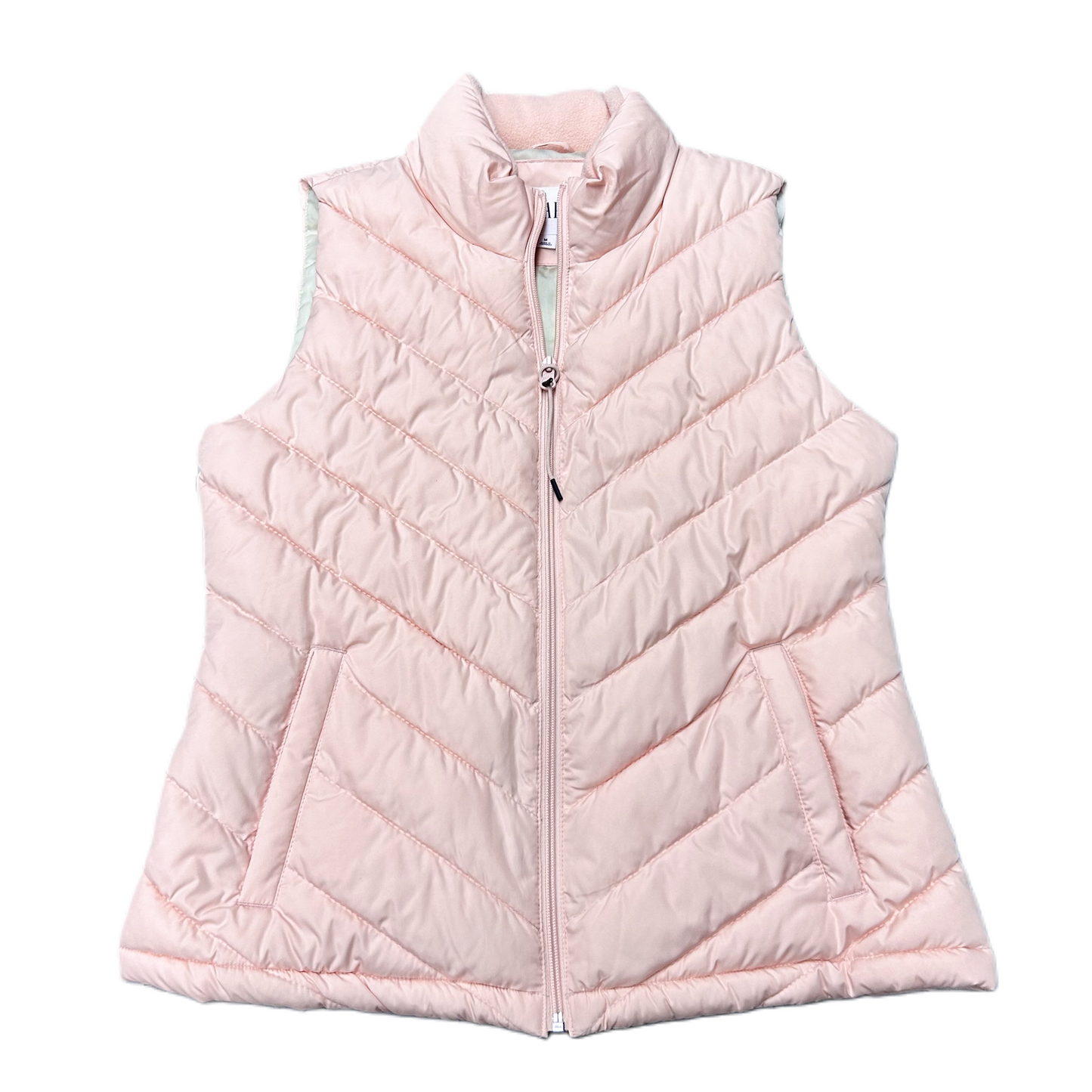 Vest Puffer & Quilted By Gap In Peach, Size: M