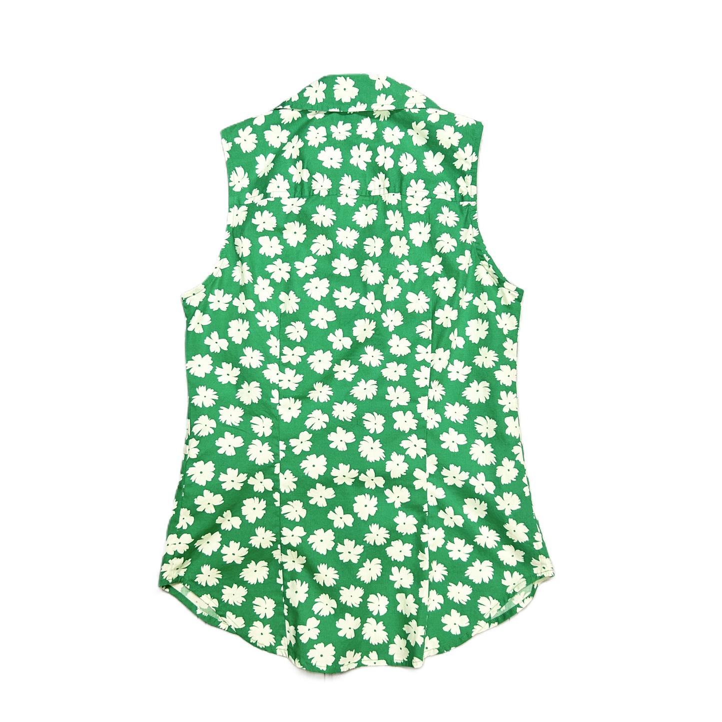 Green Top Sleeveless By J. Crew, Size: Xxs