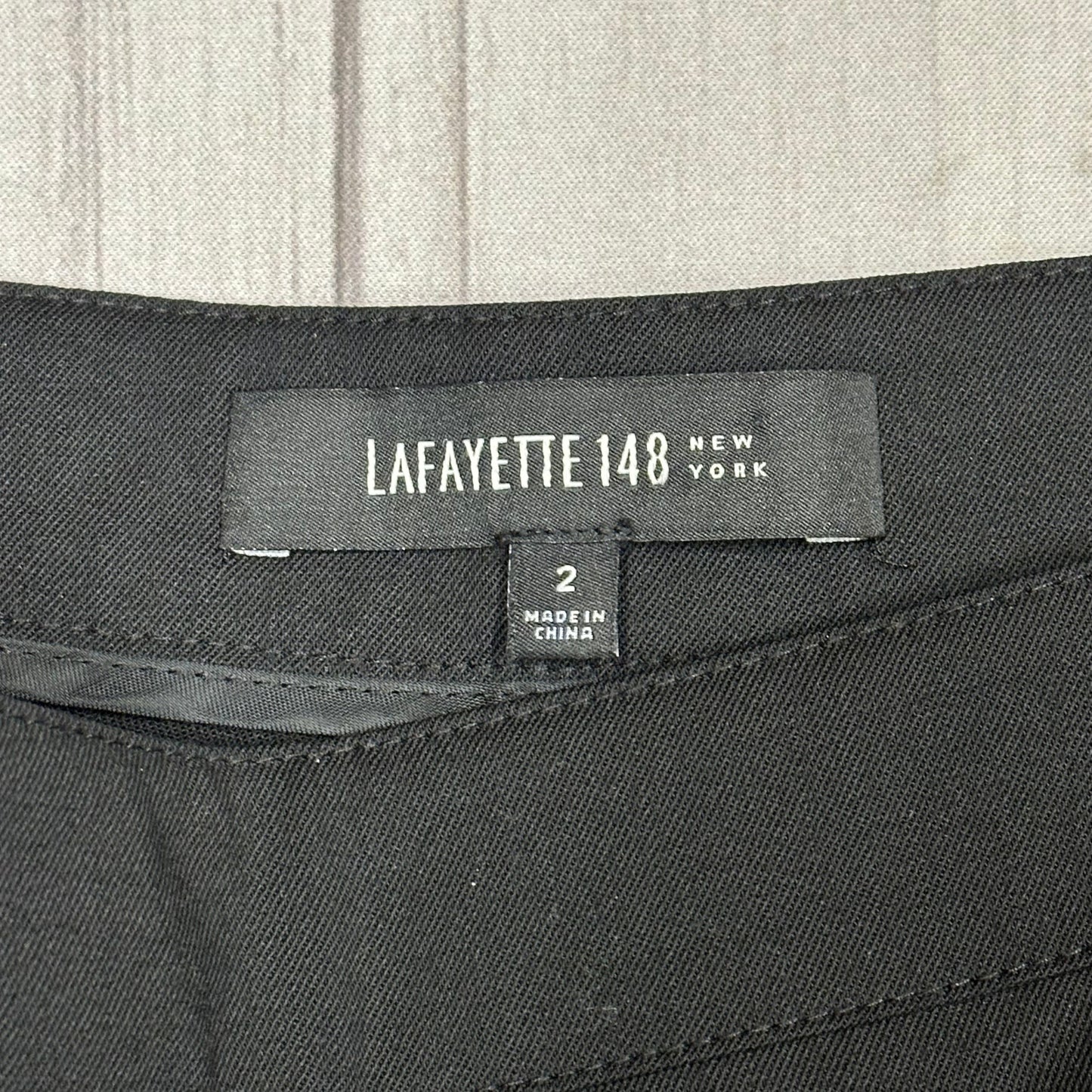 Pants Designer By Lafayette 148 In Black, Size: 2