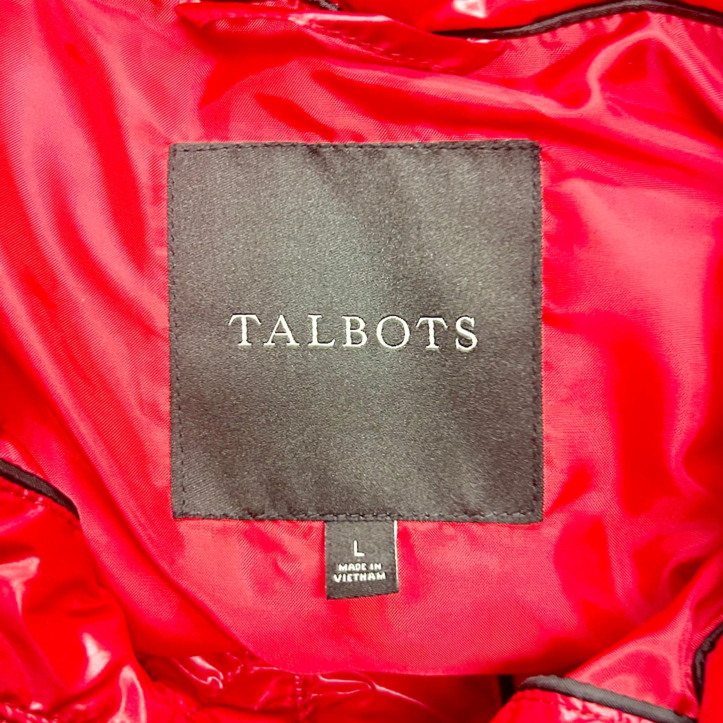 Vest Puffer & Quilted By Talbots In Red, Size: L