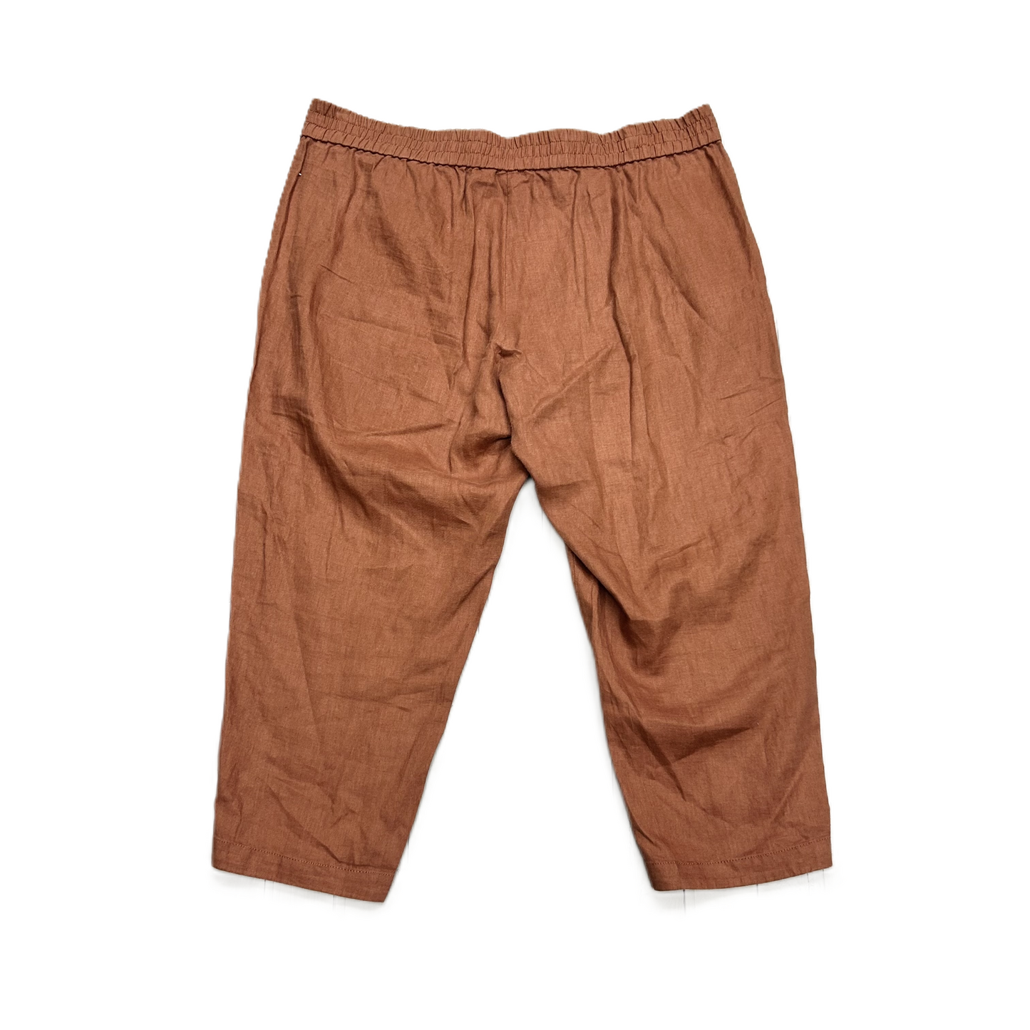 Pants Linen By Eileen Fisher In Brown, Size: L