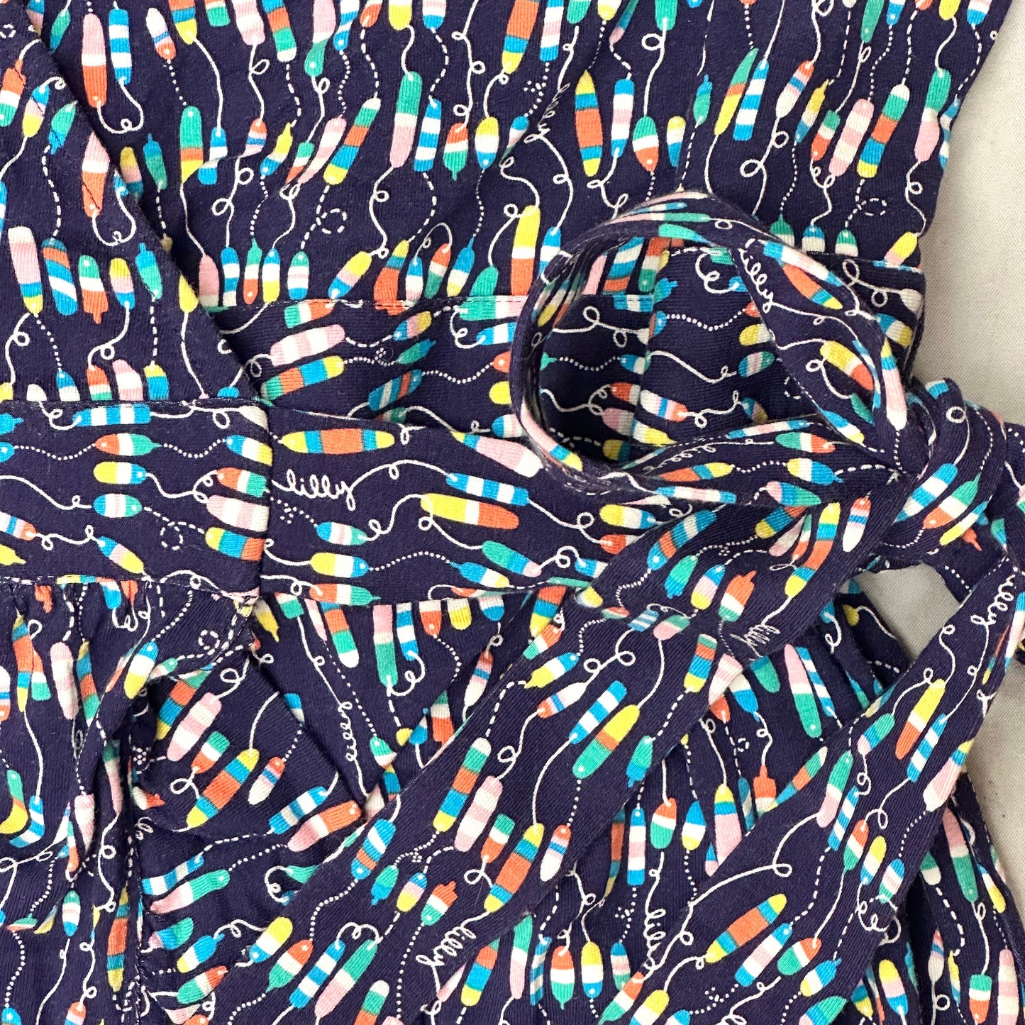 Dress Designer By Lilly Pulitzer In Navy, Size: L