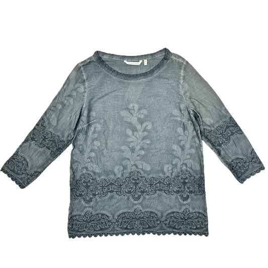 Top Long Sleeve By Soft Surroundings In Grey, Size: M