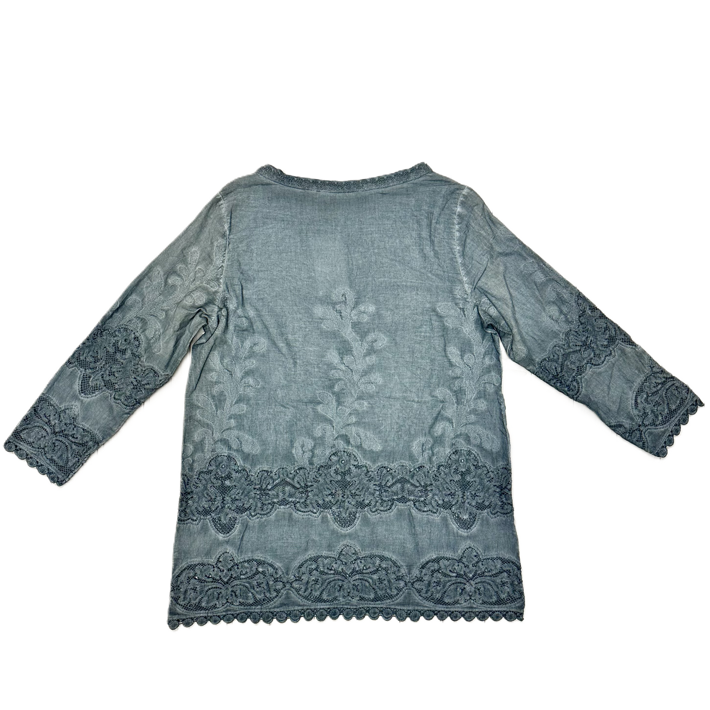 Top Long Sleeve By Soft Surroundings In Grey, Size: M