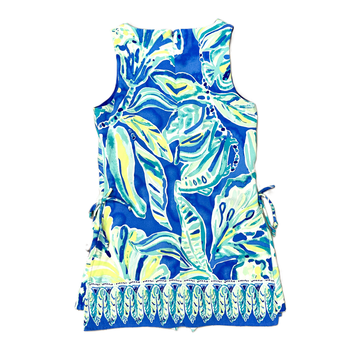 Dress Designer By Lilly Pulitzer In Blue & Green, Size: Xs