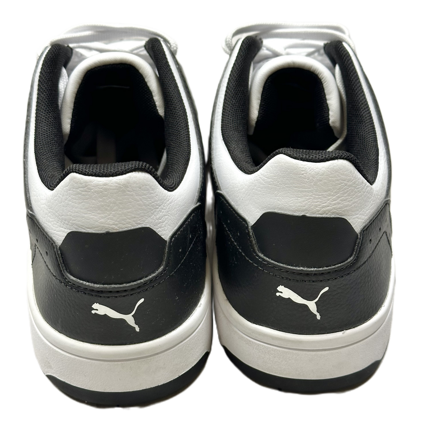 Shoes Sneakers By Puma In Black & White, Size: 9