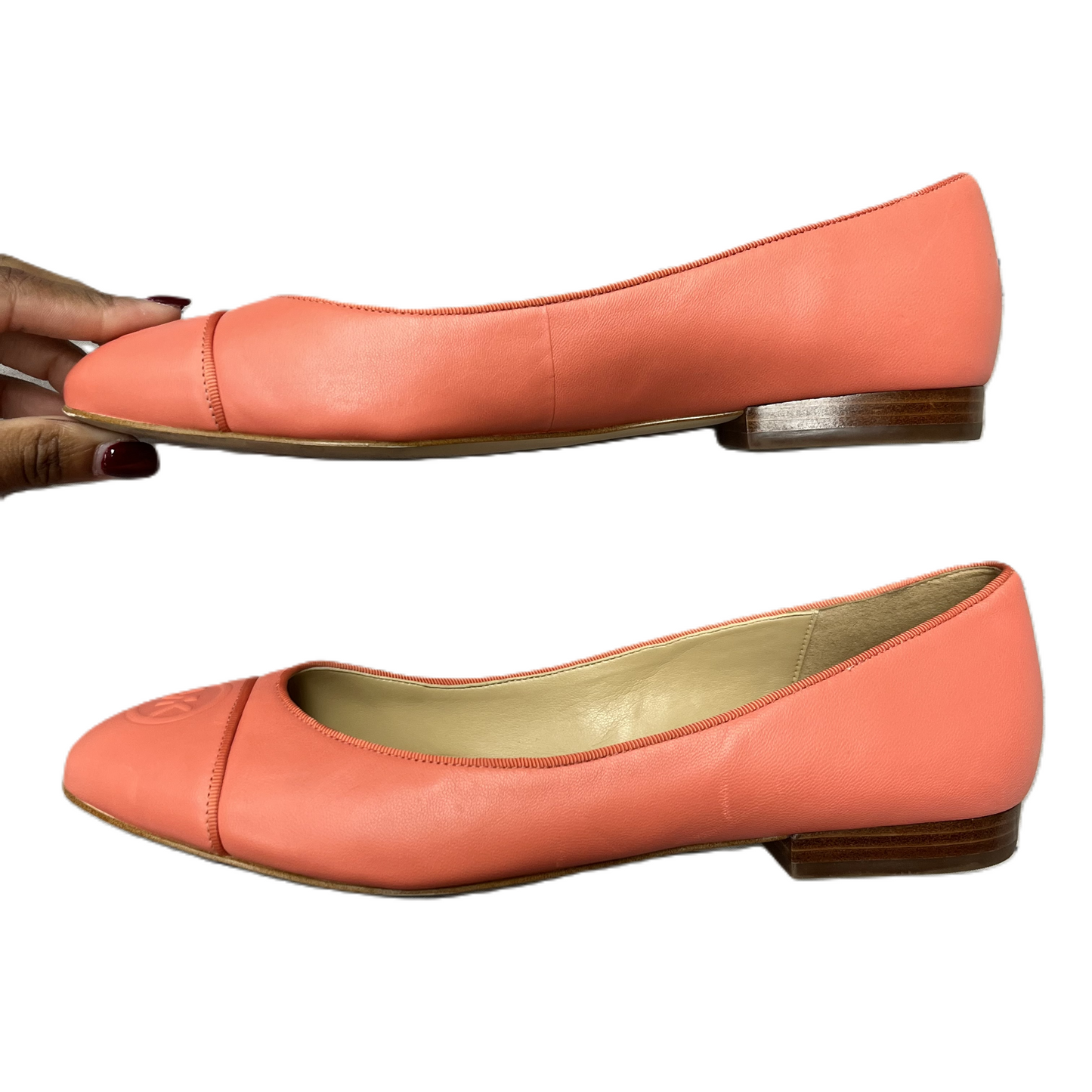 Shoes Flats By Michael By Michael Kors In Coral, Size: 9