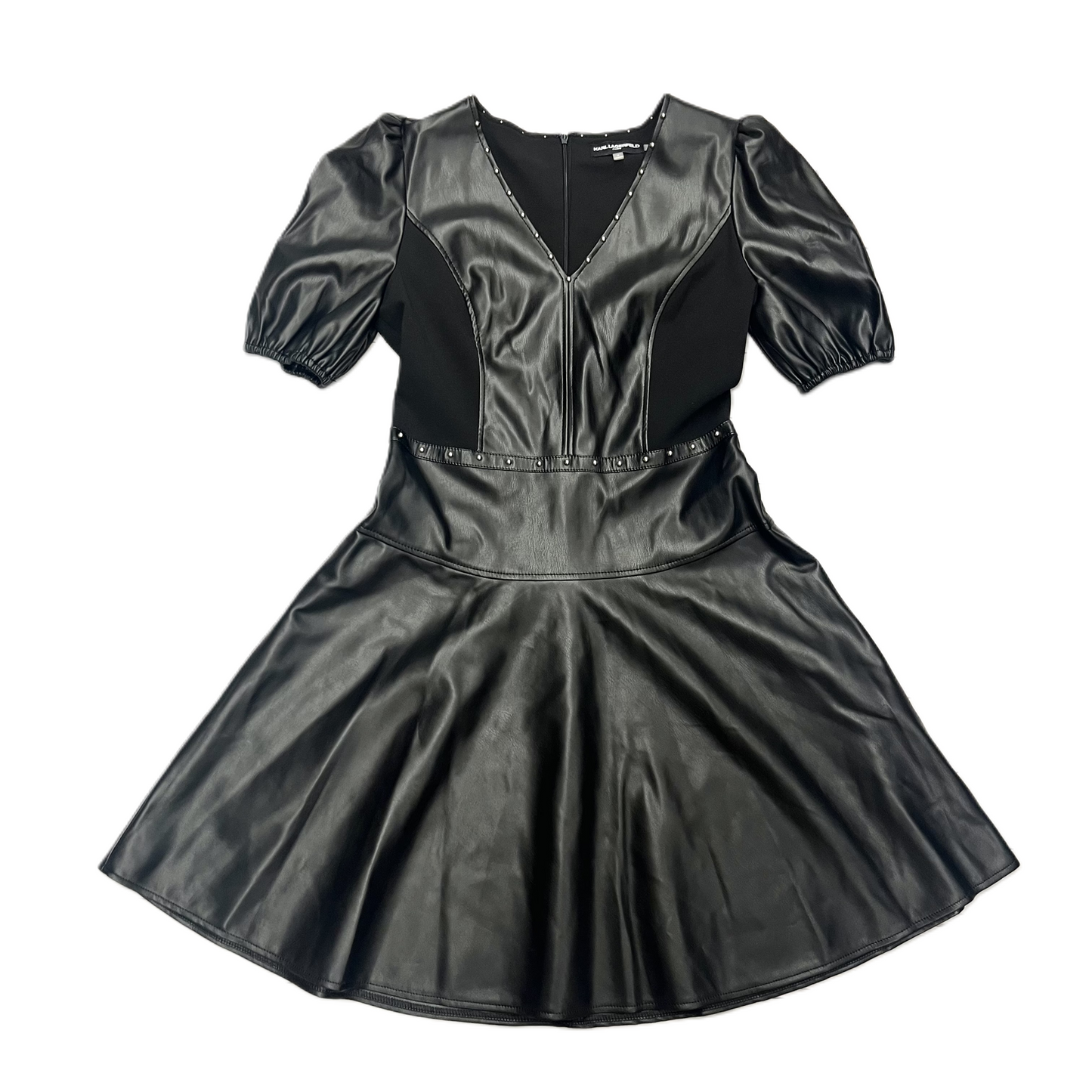 Dress Designer By Karl Lagerfeld In Black, Size: S